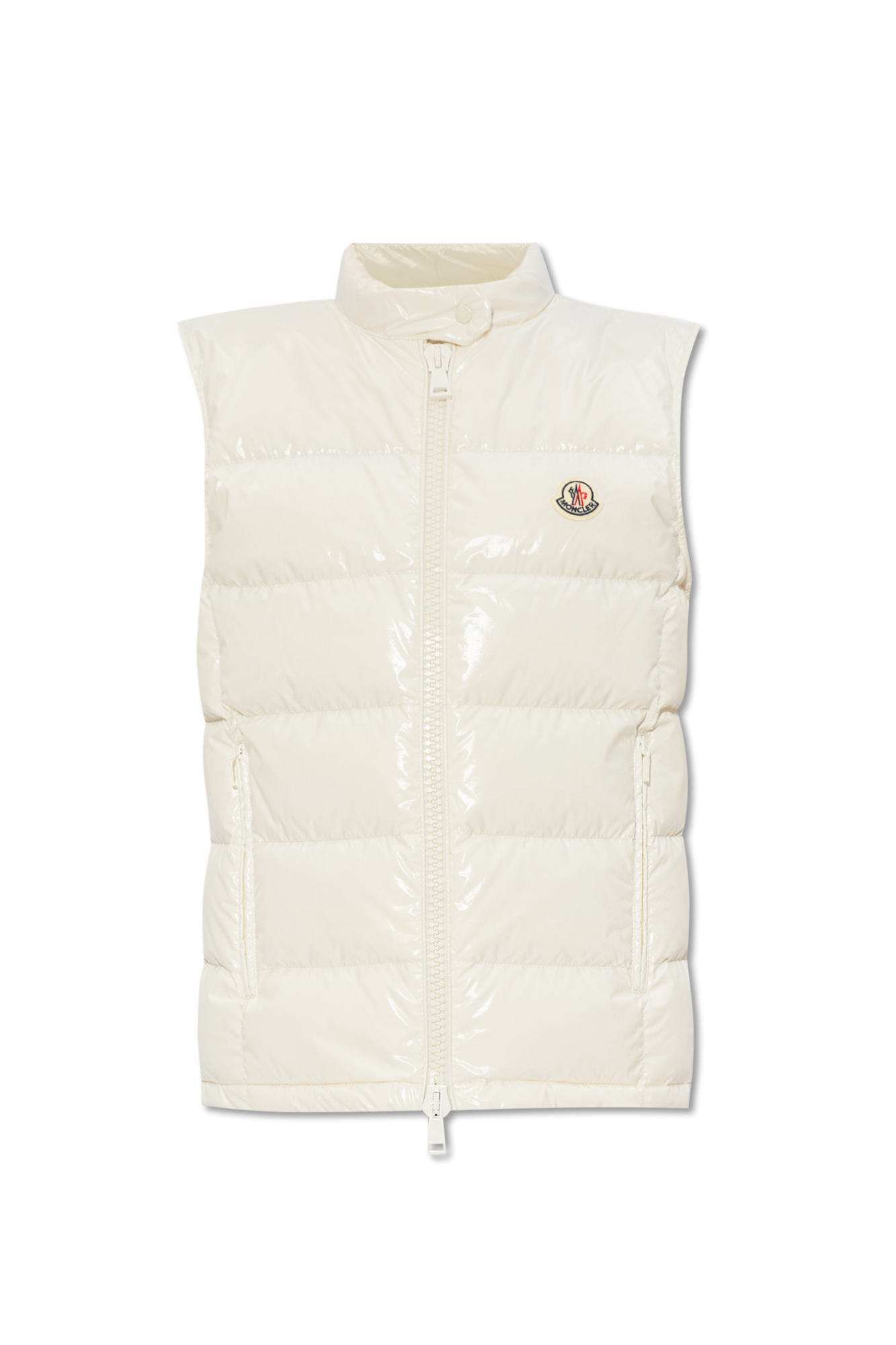 White moncler hot sale body warmer